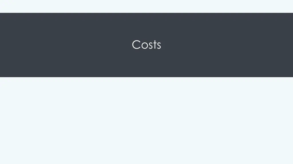 costs