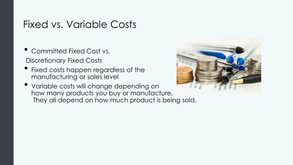 fixed vs variable costs