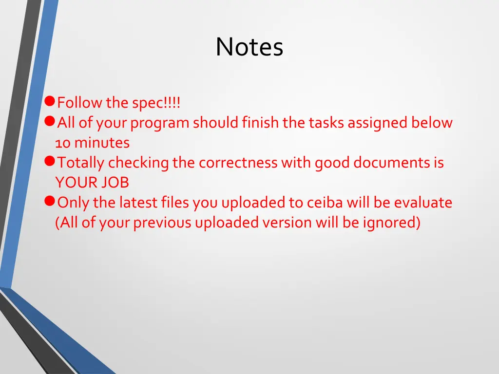 notes