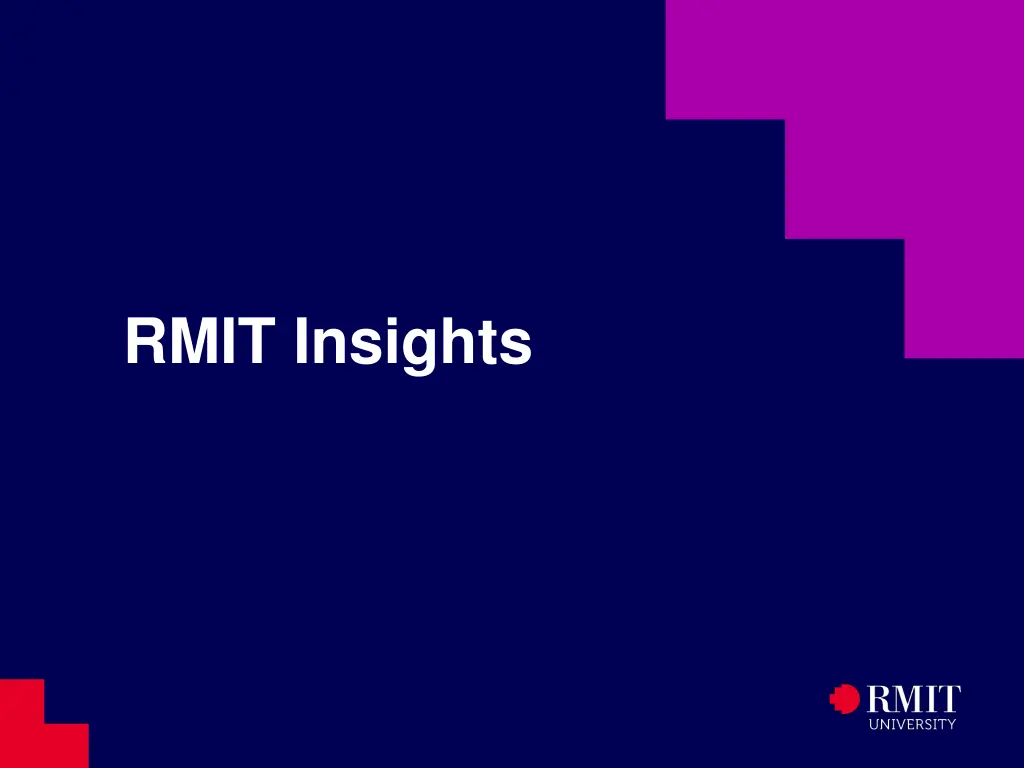 rmit insights