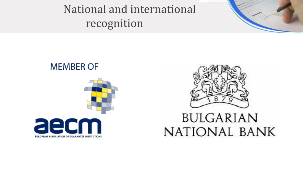 national and international recognition