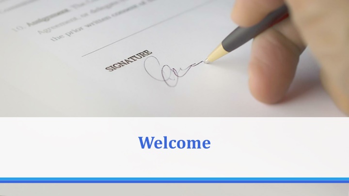 welcome