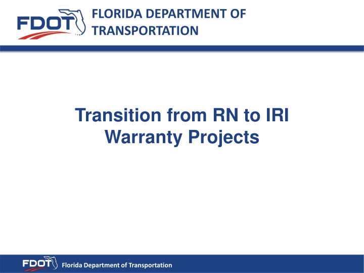 florida department of transportation