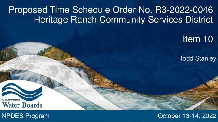 proposed time schedule order no r3 2022 0046