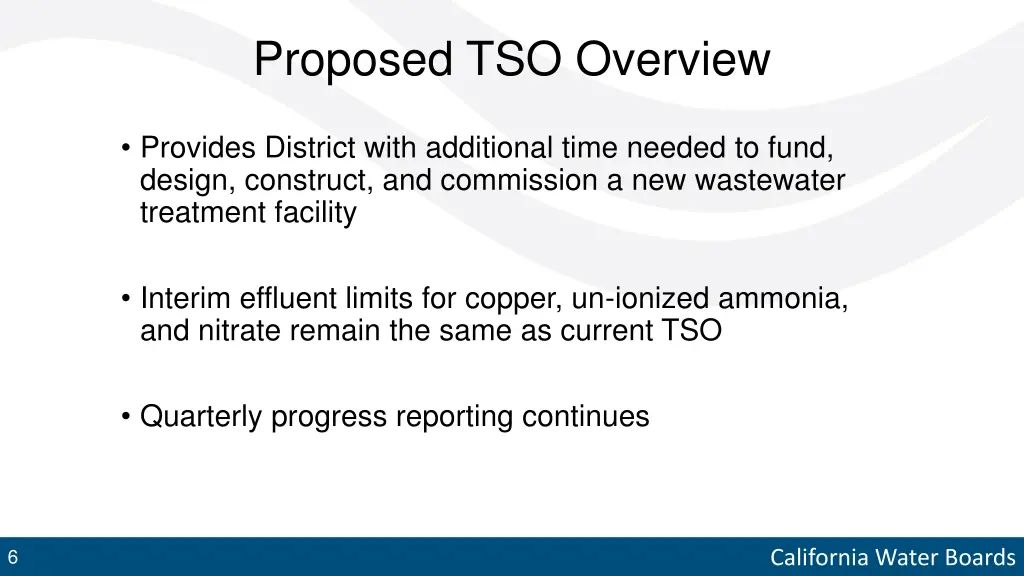 proposed tso overview