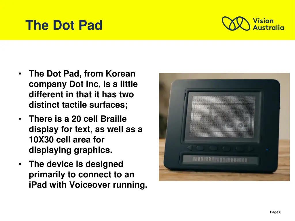 the dot pad