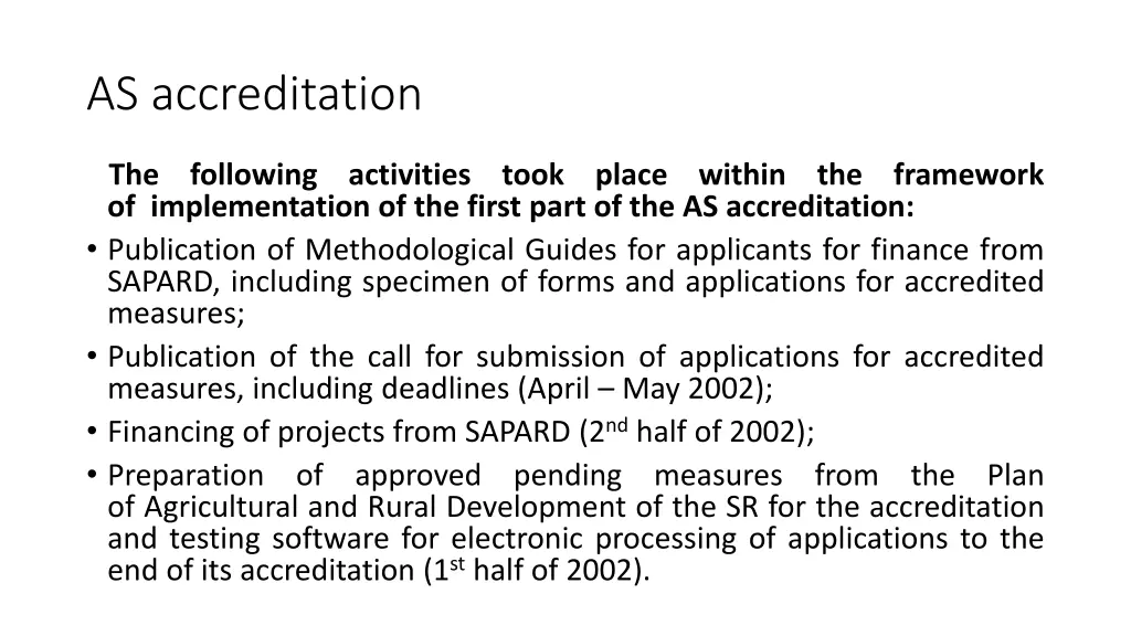 as accreditation 3