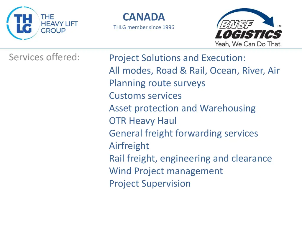 canada thlg member since 1996 2