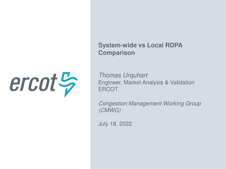 system wide vs local rdpa comparison