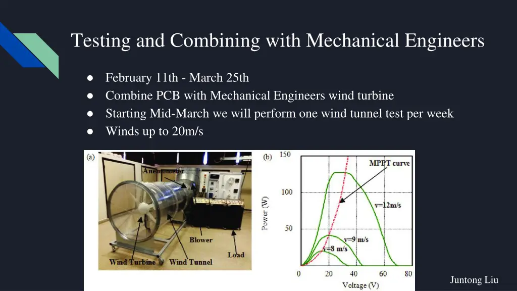 testing and combining with mechanical engineers