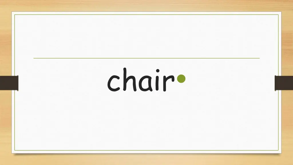 chair