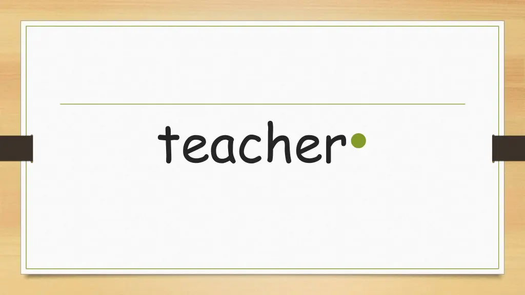 teacher