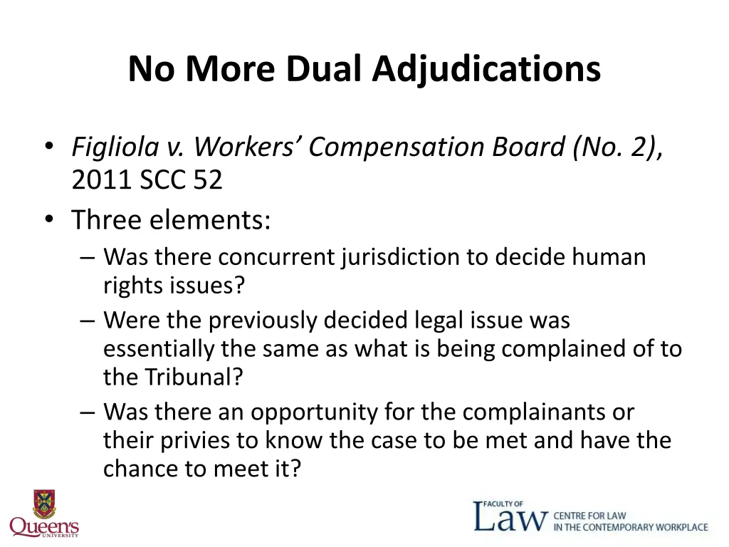 no more dual adjudications