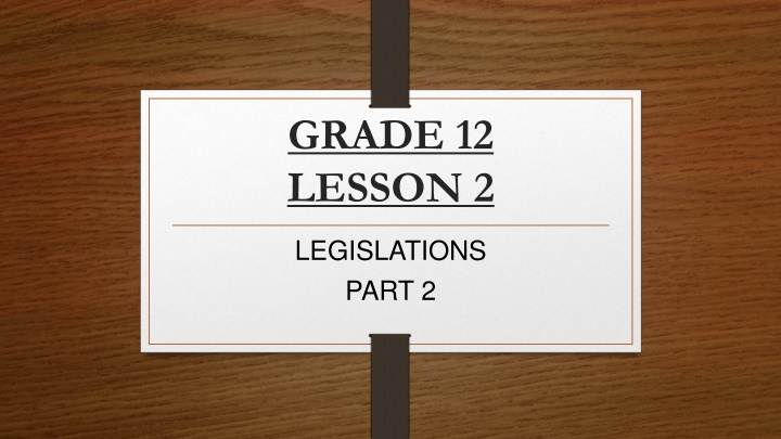grade 12 lesson 2