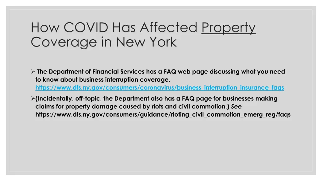 how covid has affected property coverage 4