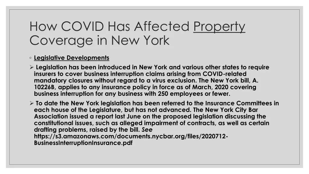 how covid has affected property coverage 7