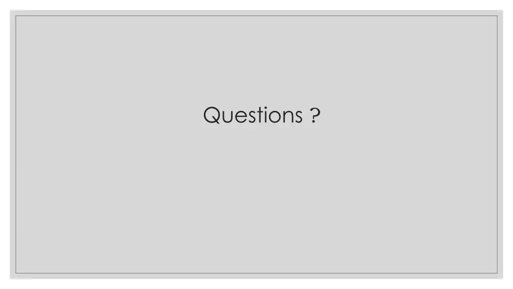 questions