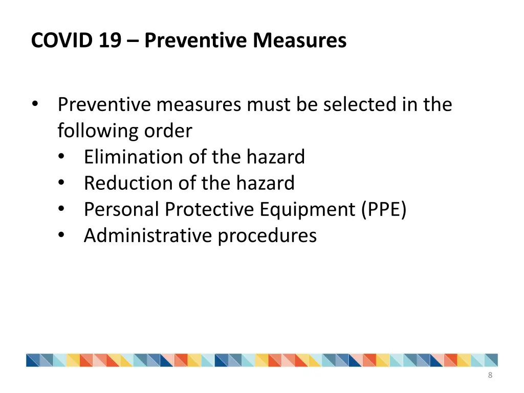 covid 19 preventive measures