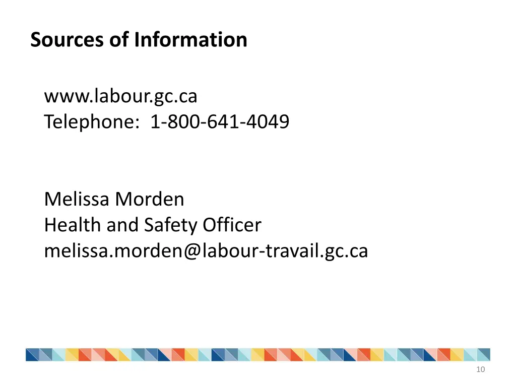 sources of information