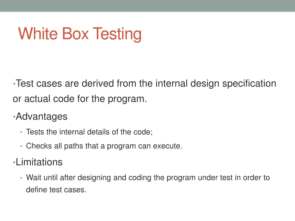 white box testing 1