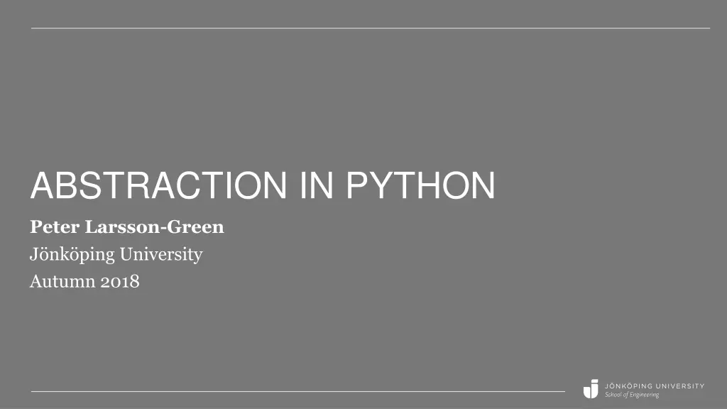 abstraction in python