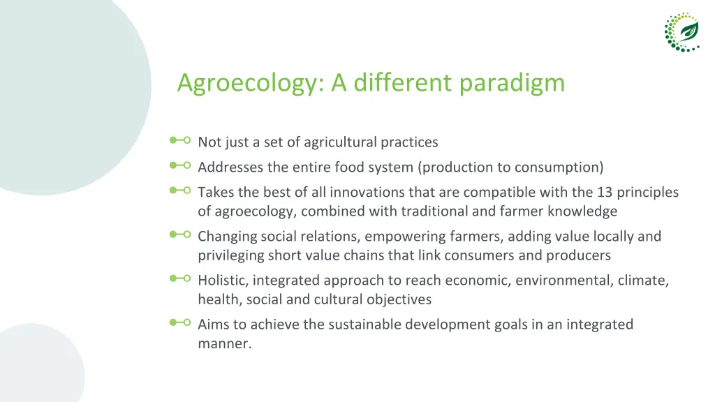 agroecology a different paradigm