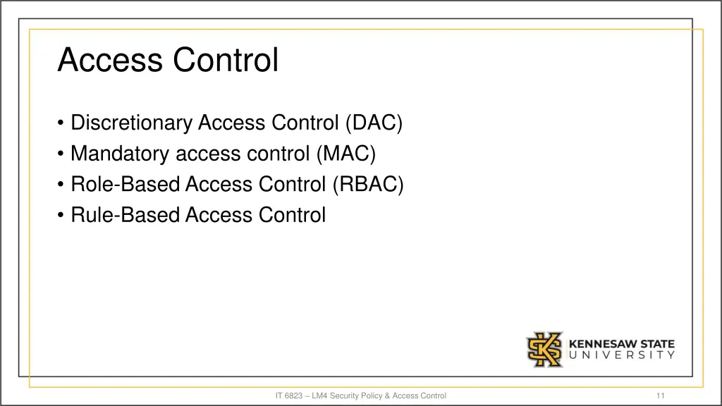 access control
