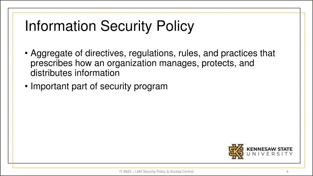 information security policy