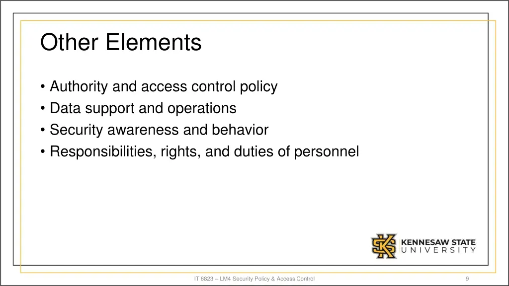 other elements