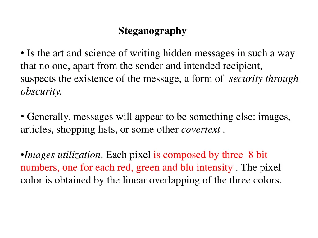 steganography
