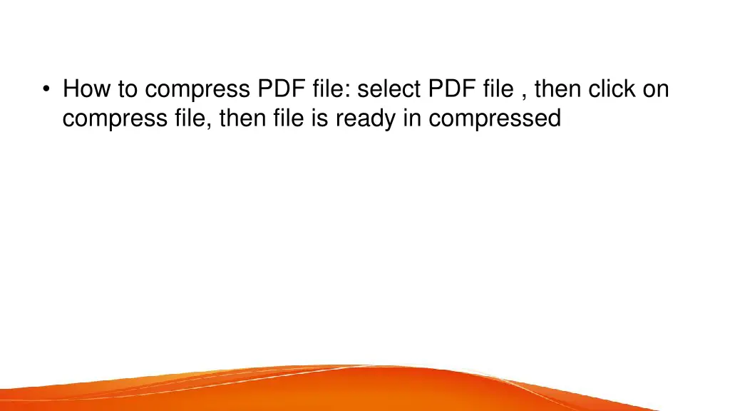 how to compress pdf file select pdf file then