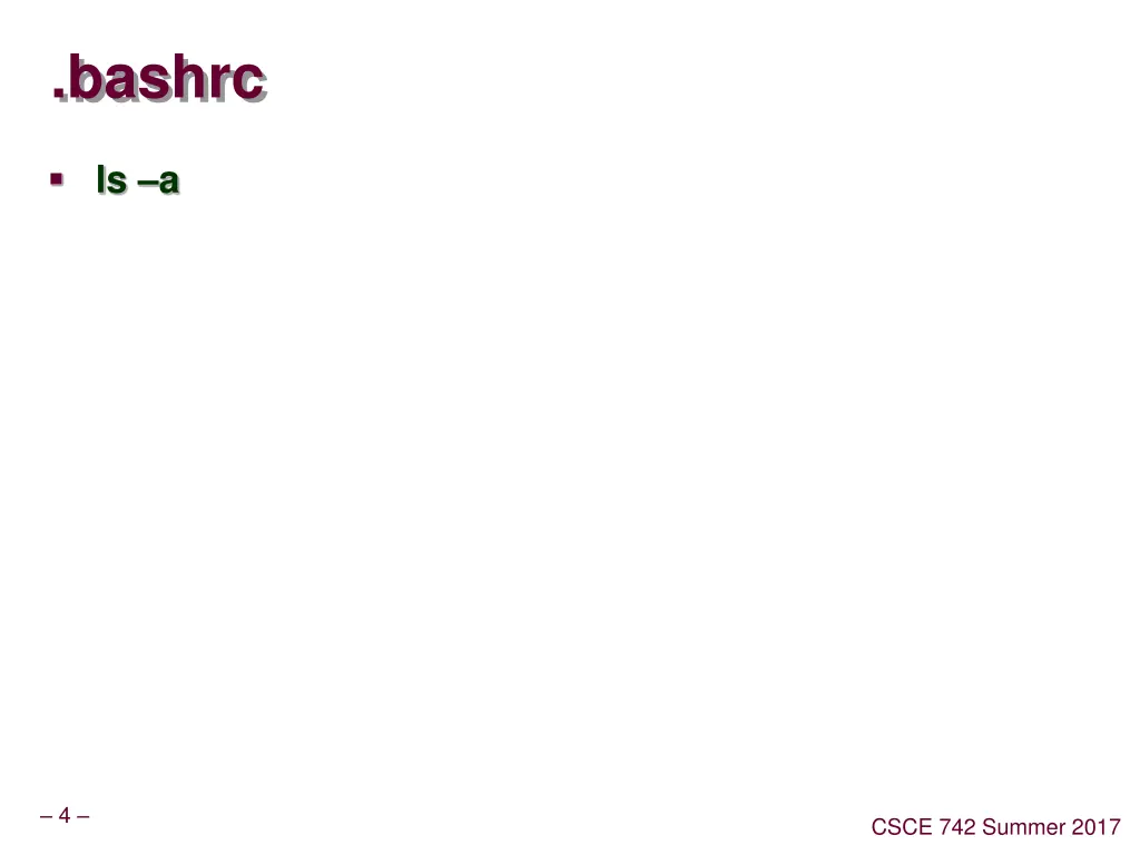 bashrc