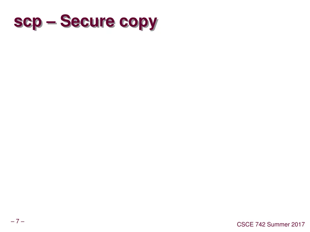scp secure copy