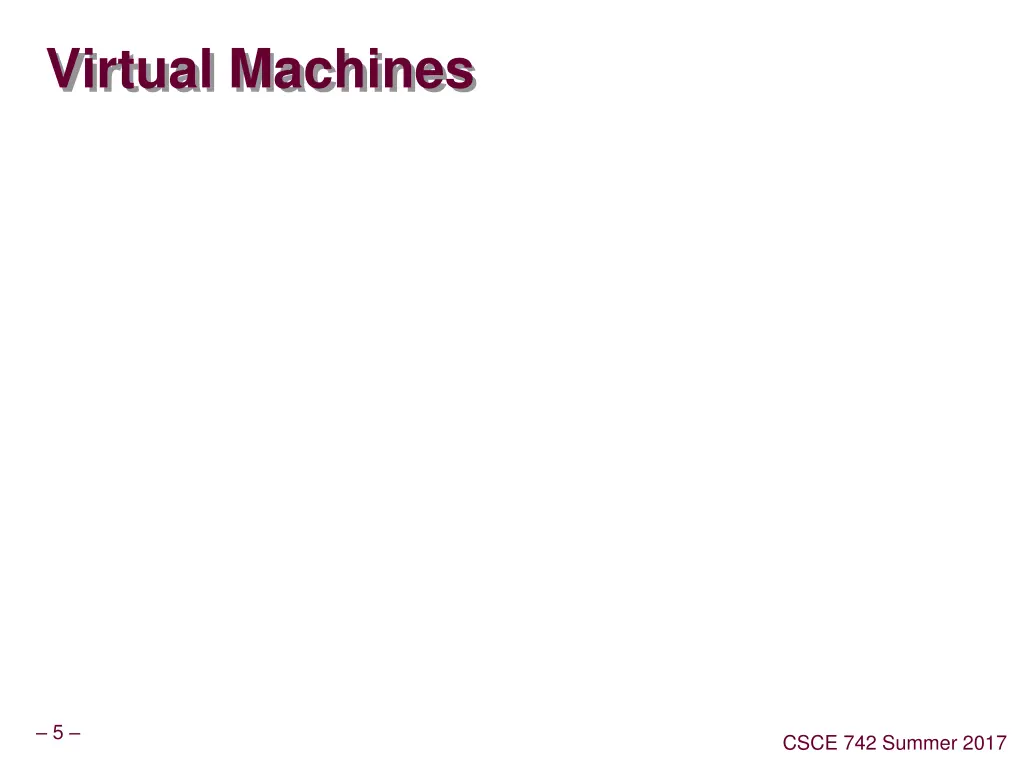 virtual machines