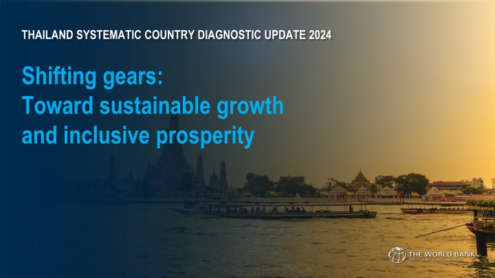 thailand systematic country diagnostic update 2024