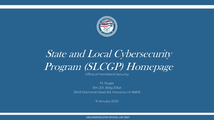 state of hawai i office of homeland security