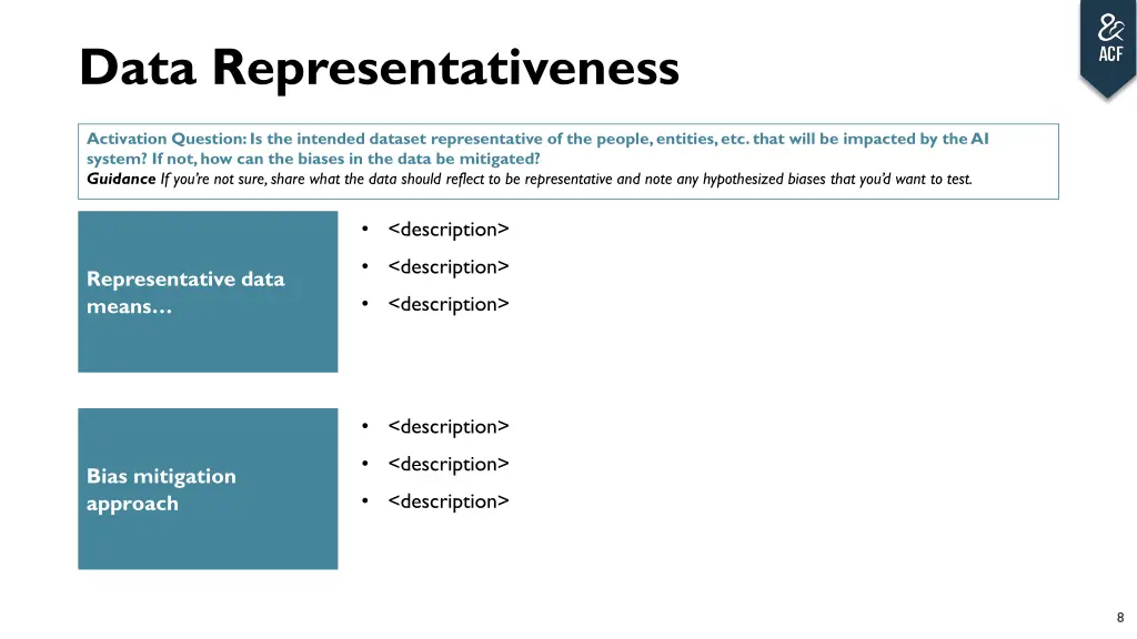 data representativeness