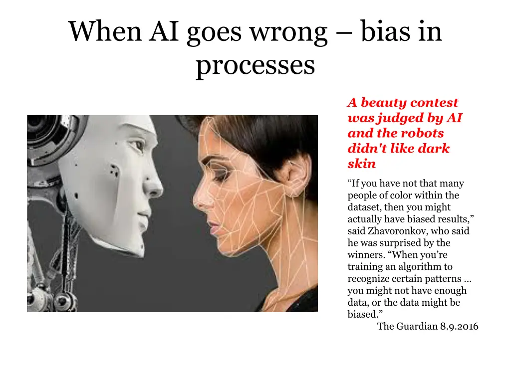 when ai goes wrong bias in processes