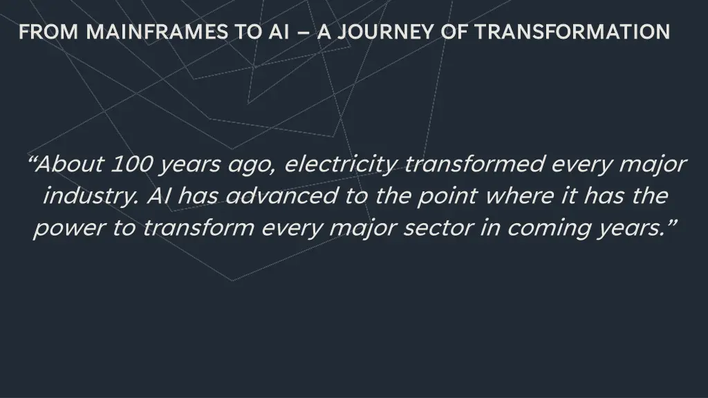 from mainframes to ai from mainframes
