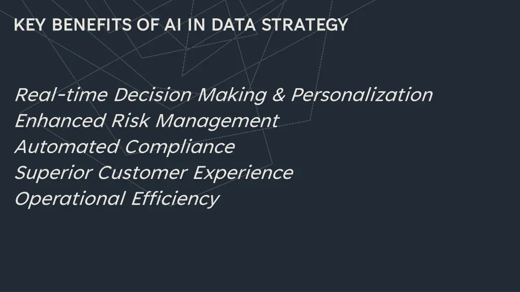 key benefits of ai in data strategy key benefits