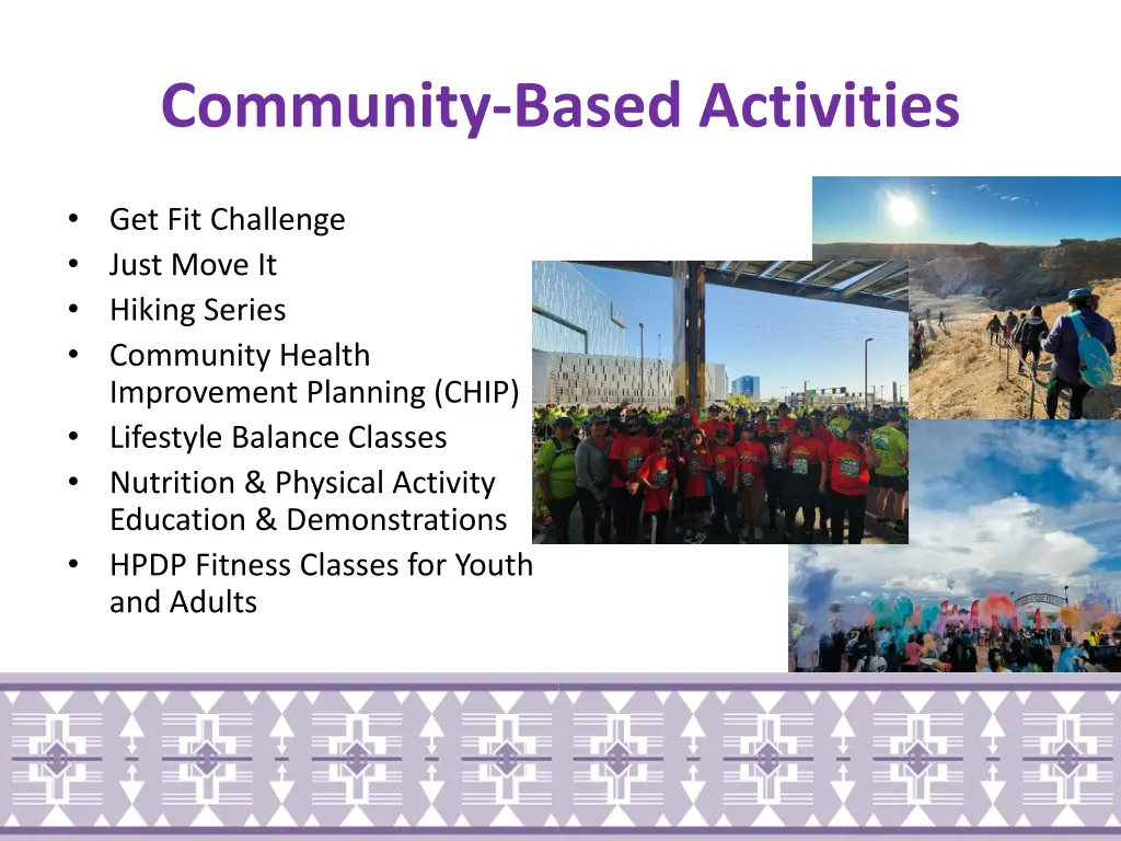 community based activities 1
