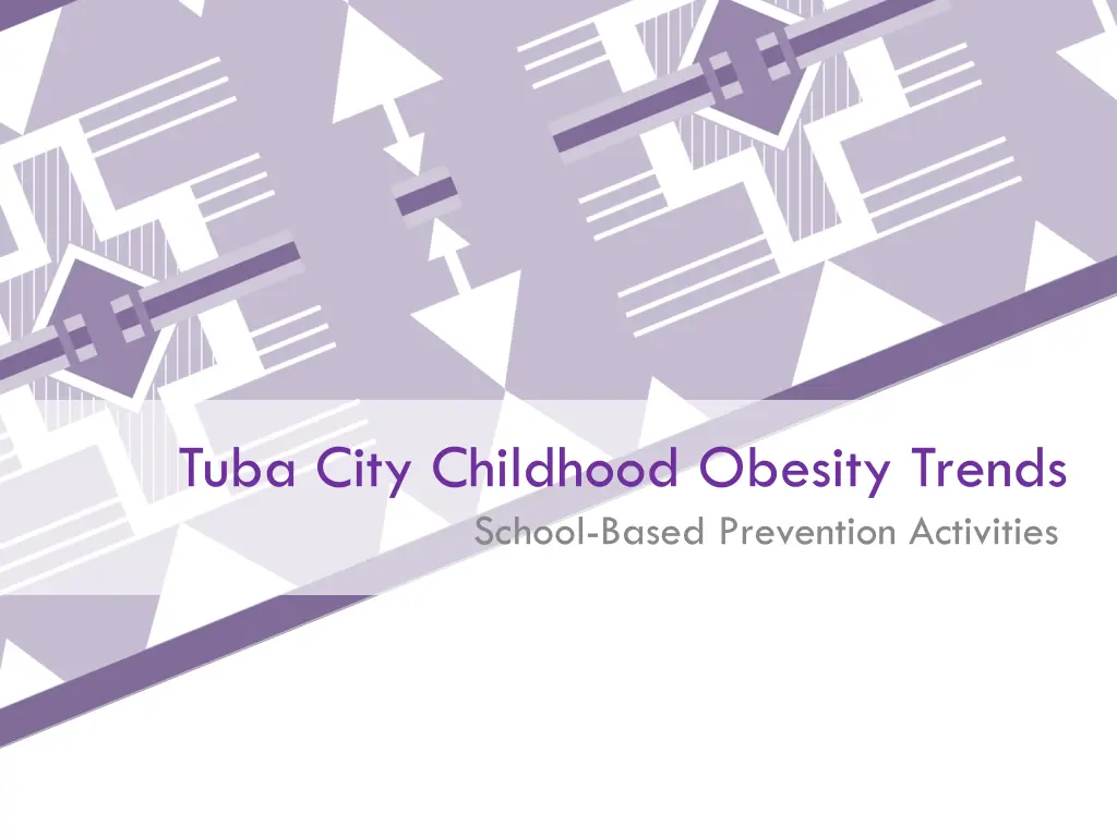 tuba city childhood obesity trends school based