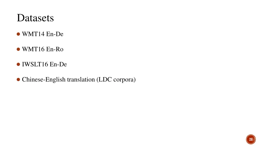 datasets