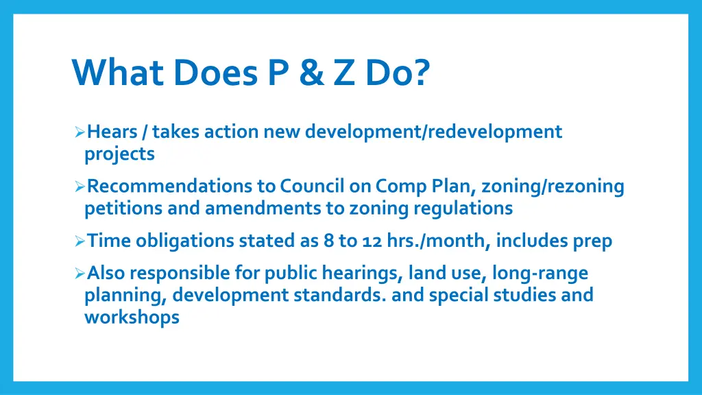 what does p z do