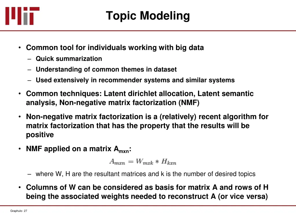 topic modeling