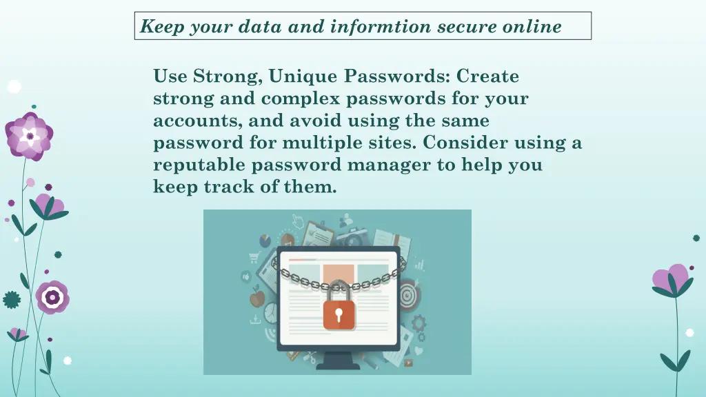 keep your data and informtion secure online