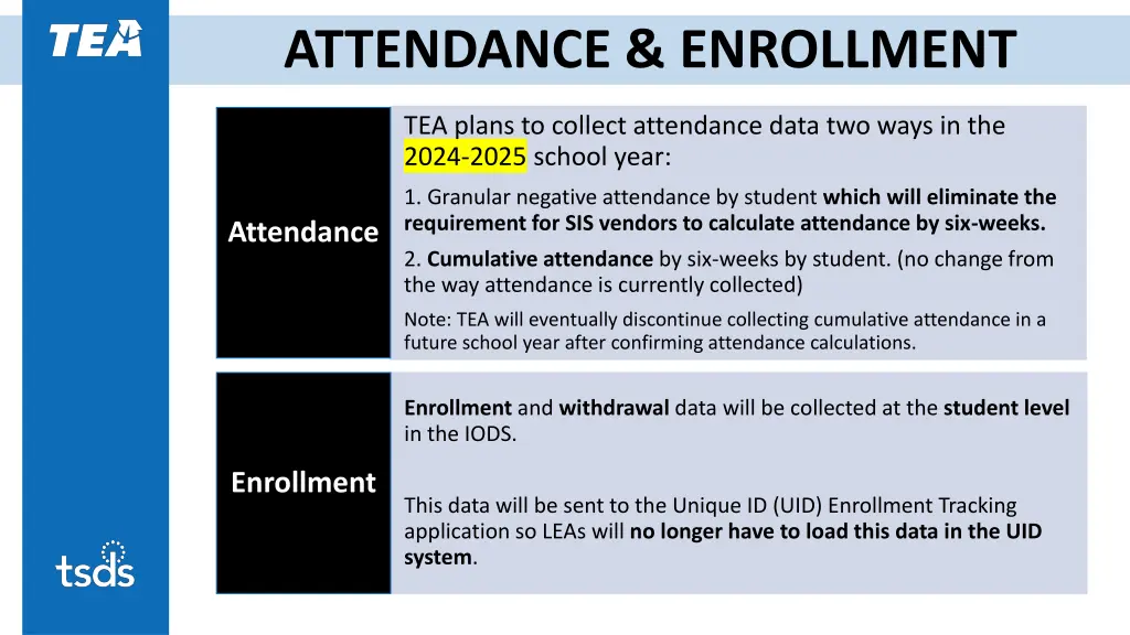 attendance enrollment