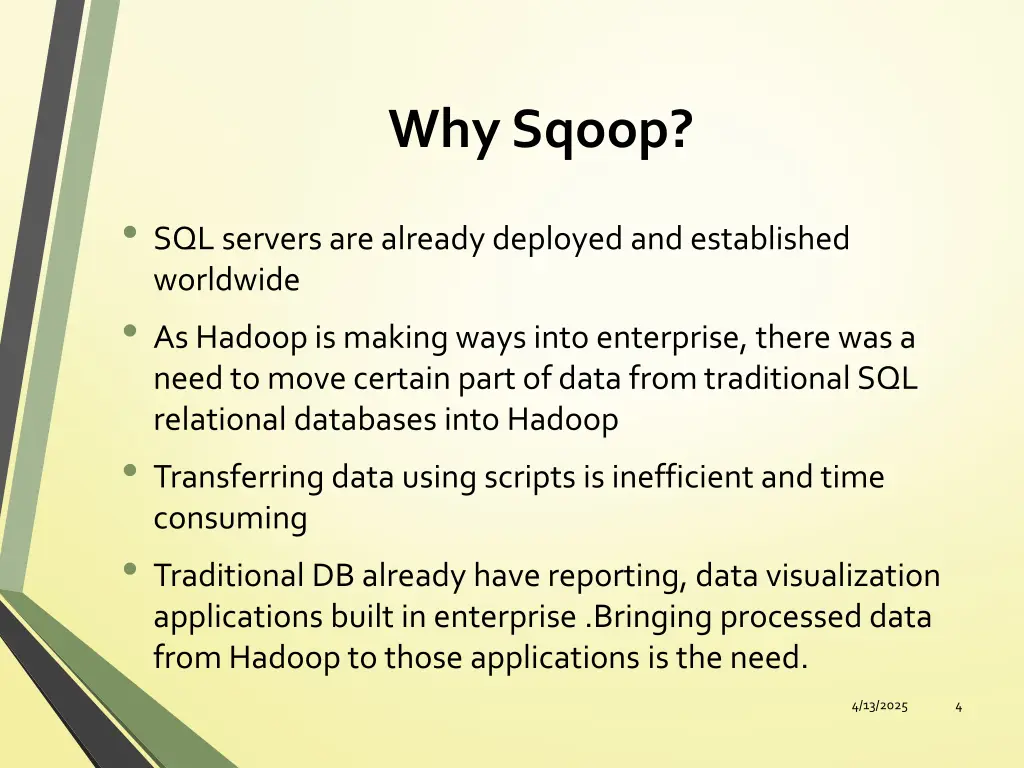 why sqoop
