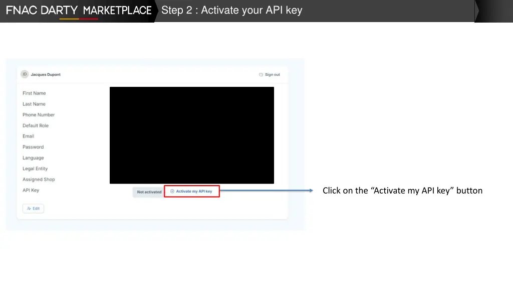 step 2 activate your api key