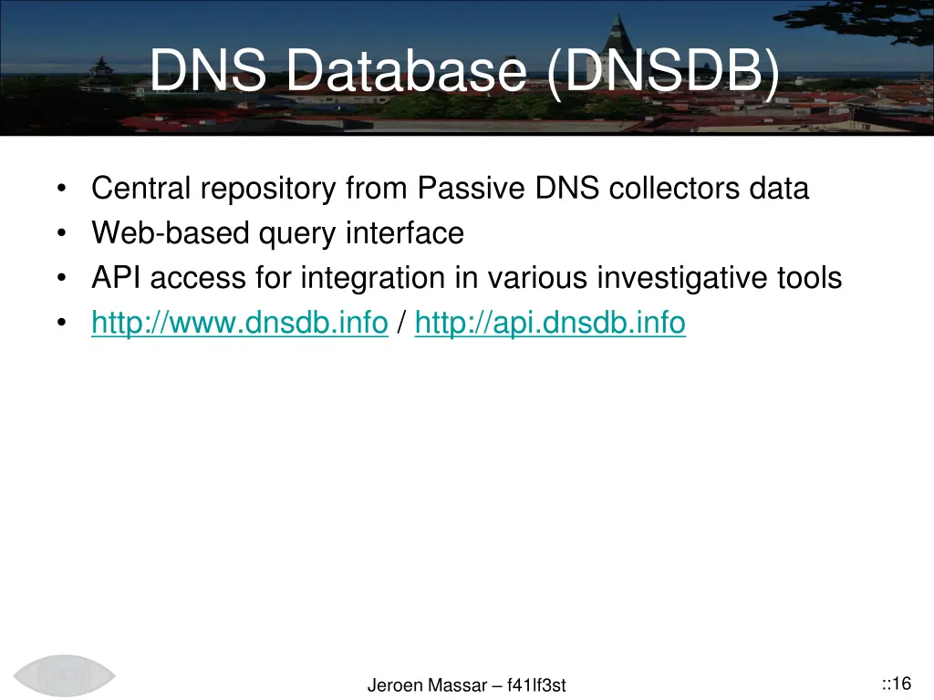 dns database dnsdb